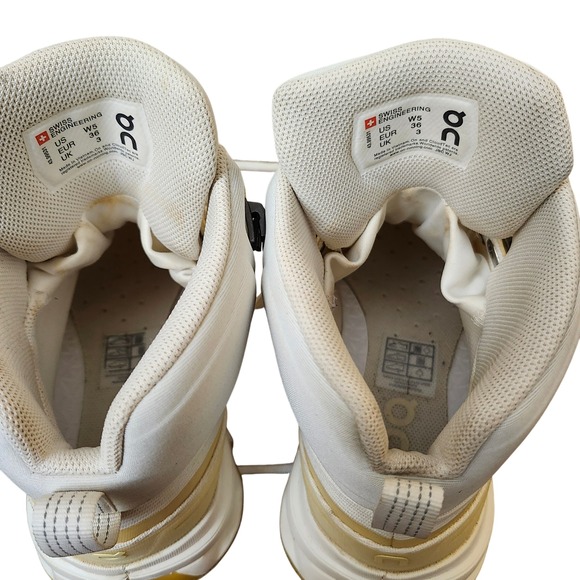 On Running Cloudrock‎ Raw edge undyed mid hiking boots sneakers waterproof Sz 5 - Picture 10 of 10